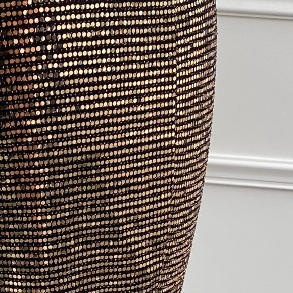 Dance Inc. Gold Sparkle Sequin Pants Sz S-M for Gorgeous Night Out Special Event - Picture 7 of 16